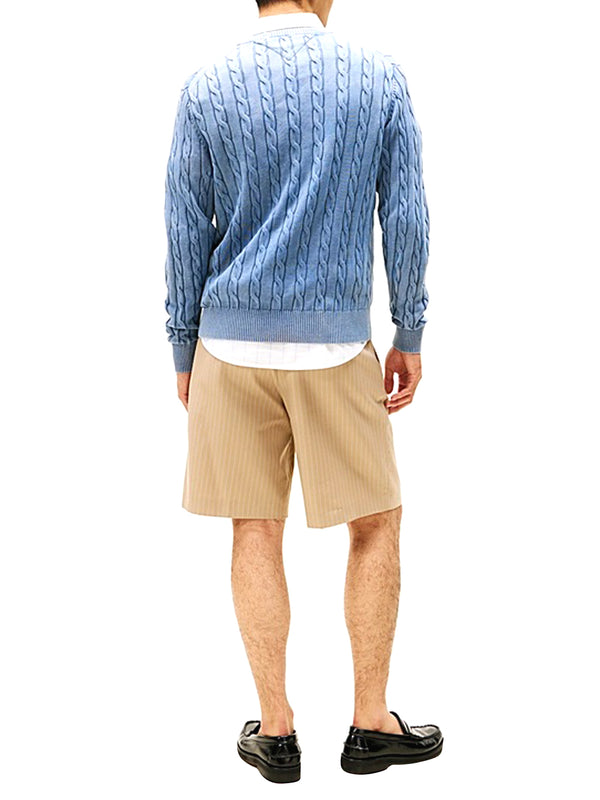 Tommy Hilfiger Pullover Uomo Mod. MW0MW39524 C2B Azzurro