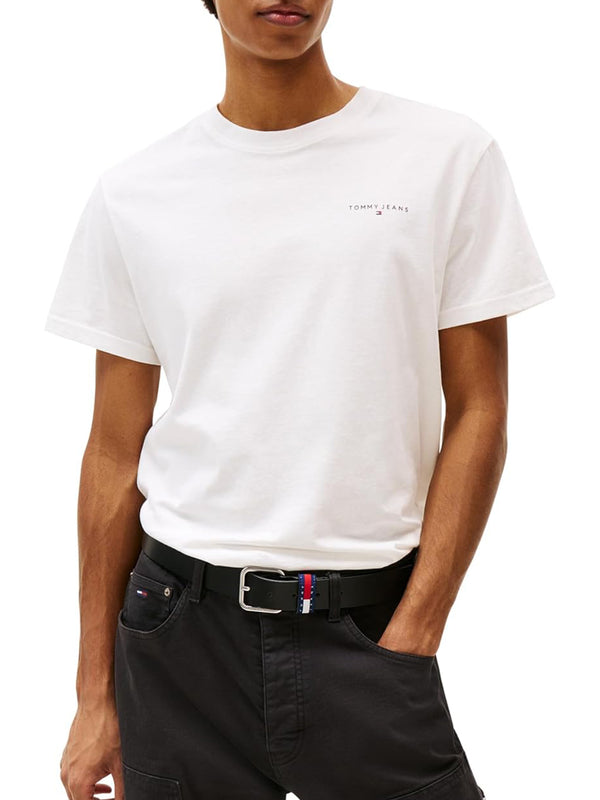 Tommy Hilfiger T-shirt Uomo Mod. DM0DM21780 YBL Bianco