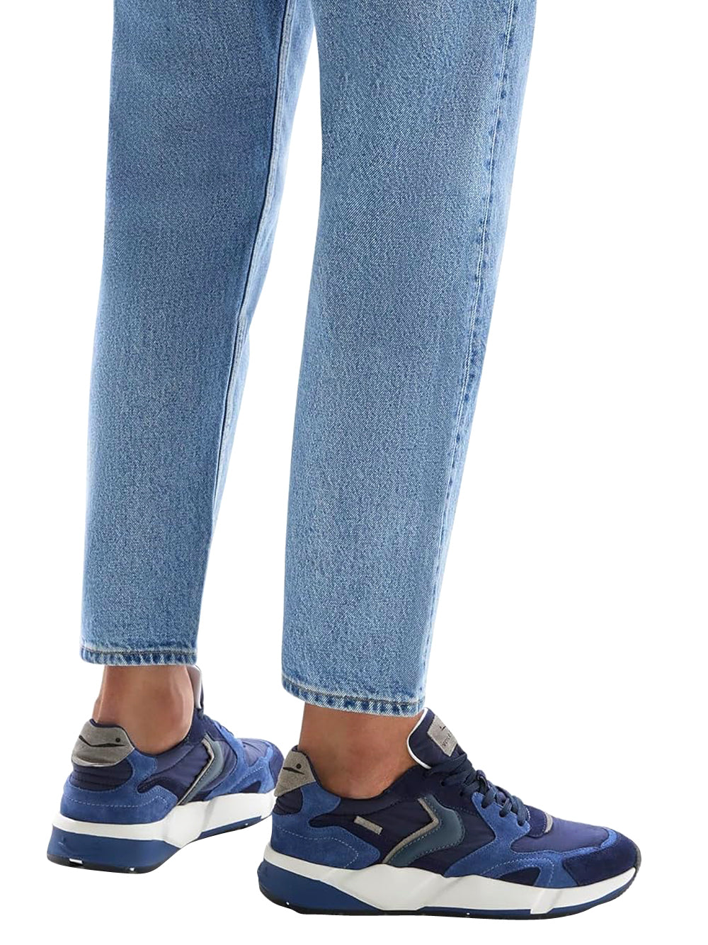 Voile Blanche Sneakers Uomo Mod. 001201828802 CLUB 19 1C24 Blu