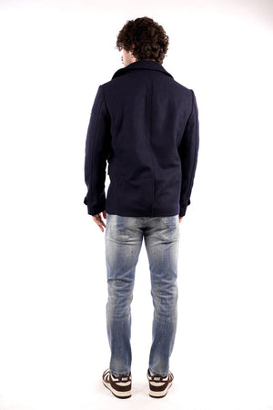 Yes Zee Giubbotto corto Uomo Mod. J846 KK00 0710 Blu