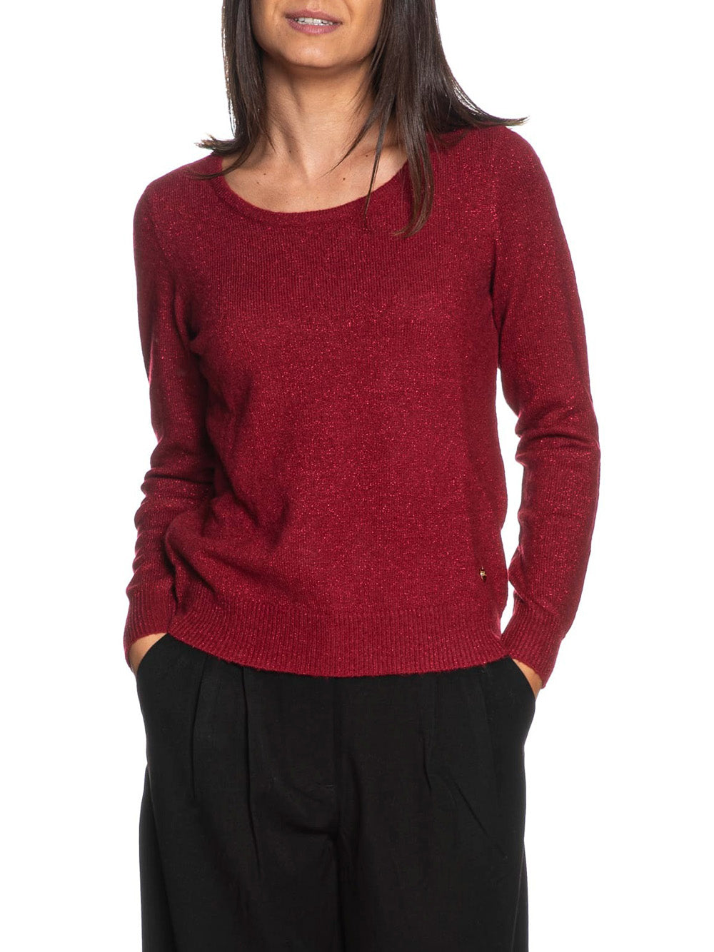 Yes Zee Maglia Donna Mod. M058 BT00 0562 Porpora