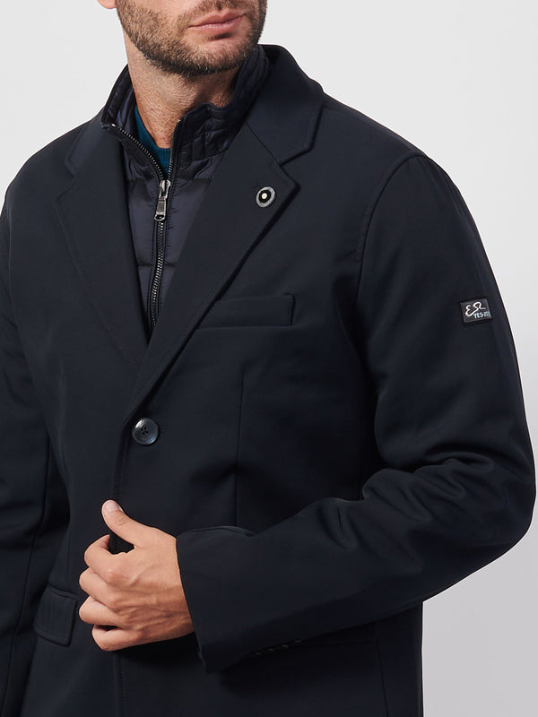 Yes Zee Impermeabile Uomo Mod. O815 KB00 0710 Blu