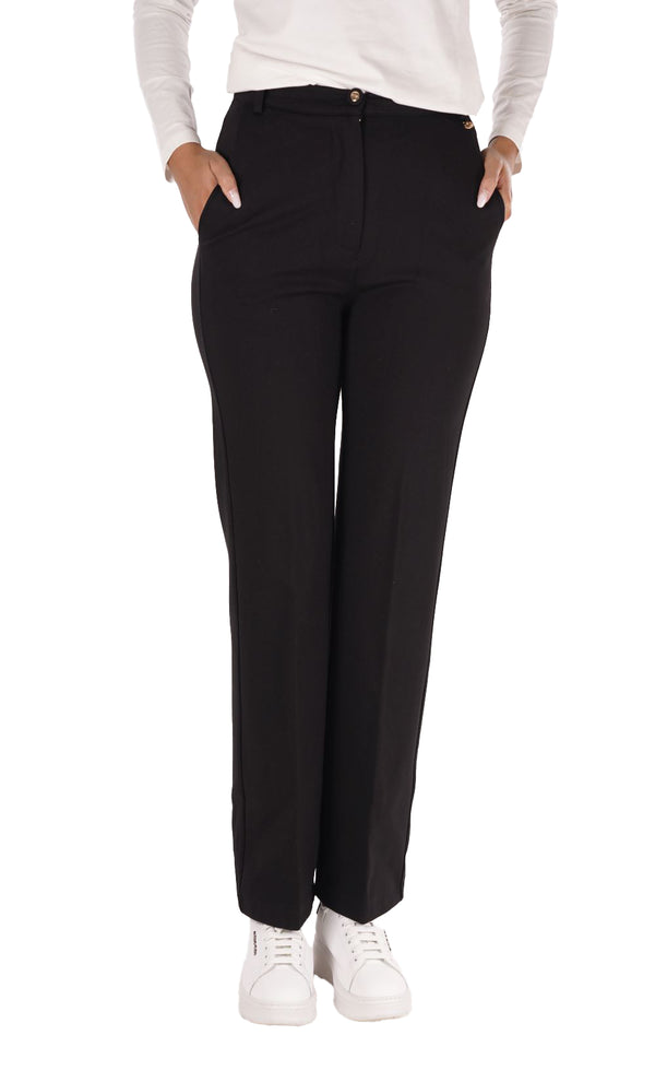 Yes Zee Pantalone Donna Mod. P368 CE00 0801 Nero