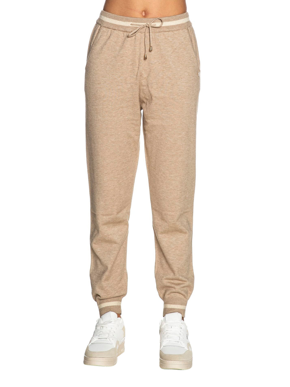 Yes Zee Pantalone Donna Mod. P395 B100 0212 Tortora
