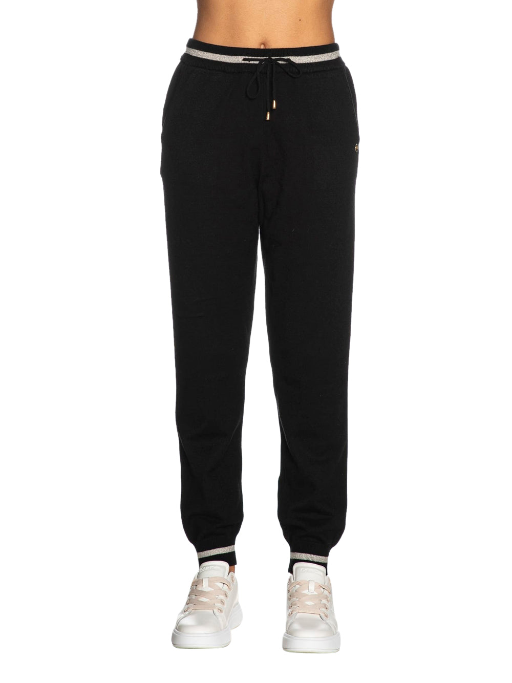 Yes Zee Pantalone Donna Mod. P395 B100 0801 Nero