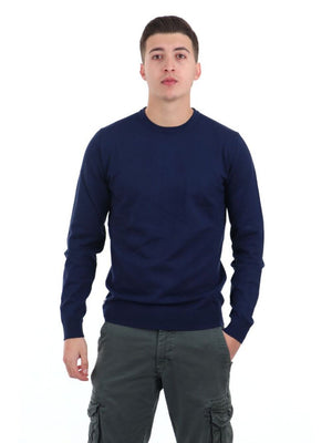 YOS Maglione Girocollo Uomo Mod. 3000900 VISCOSA 278 COBALTO