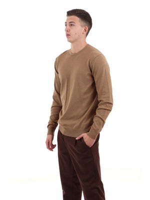 YOS Maglione Girocollo Uomo Mod. 3000900 VISCOSA 630 Miele
