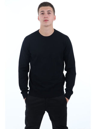 YOS Maglione Girocollo Uomo Mod. 3000900 VISCOSA 900 Nero