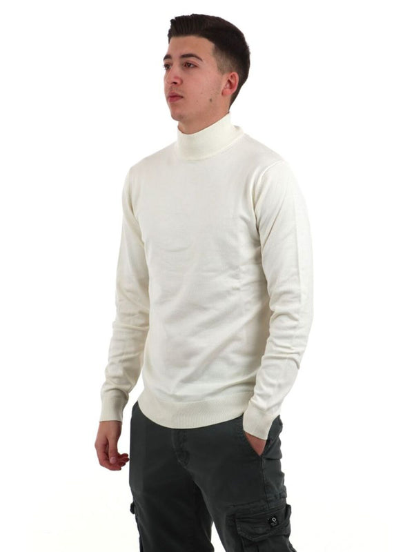 YOS Maglione Lupetto Uomo Mod. 3007900 VISCOSA 628 Ecru