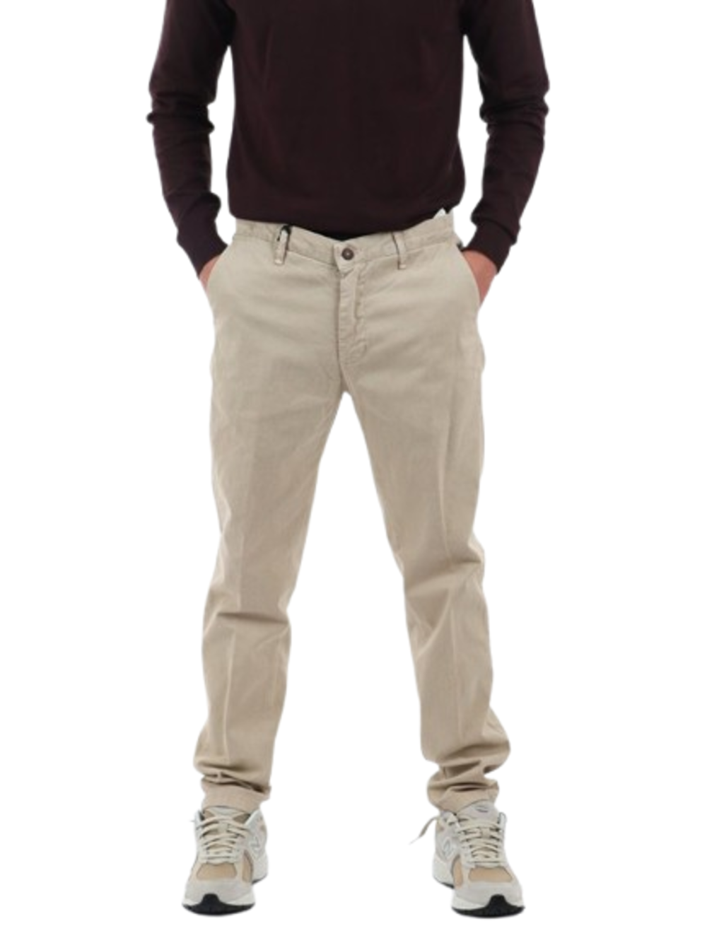 YOS Pantalone Uomo Mod. CELLENA MICRO BEIGE Beige