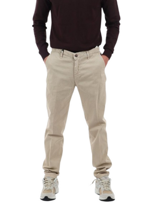 YOS Pantalone Uomo Mod. CELLENA MICRO BEIGE Beige