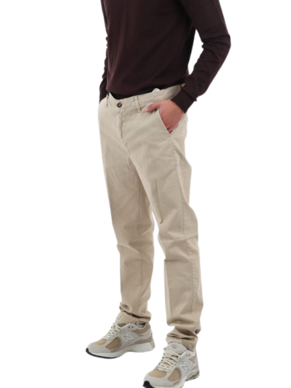 YOS Pantalone Uomo Mod. CELLENA MICRO BEIGE Beige