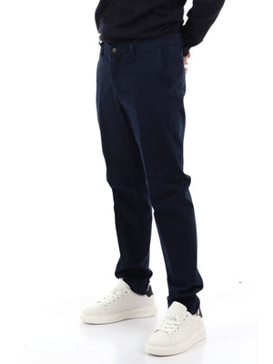 YOS Pantalone Uomo Mod. CELLENA MICRO BLU Blu