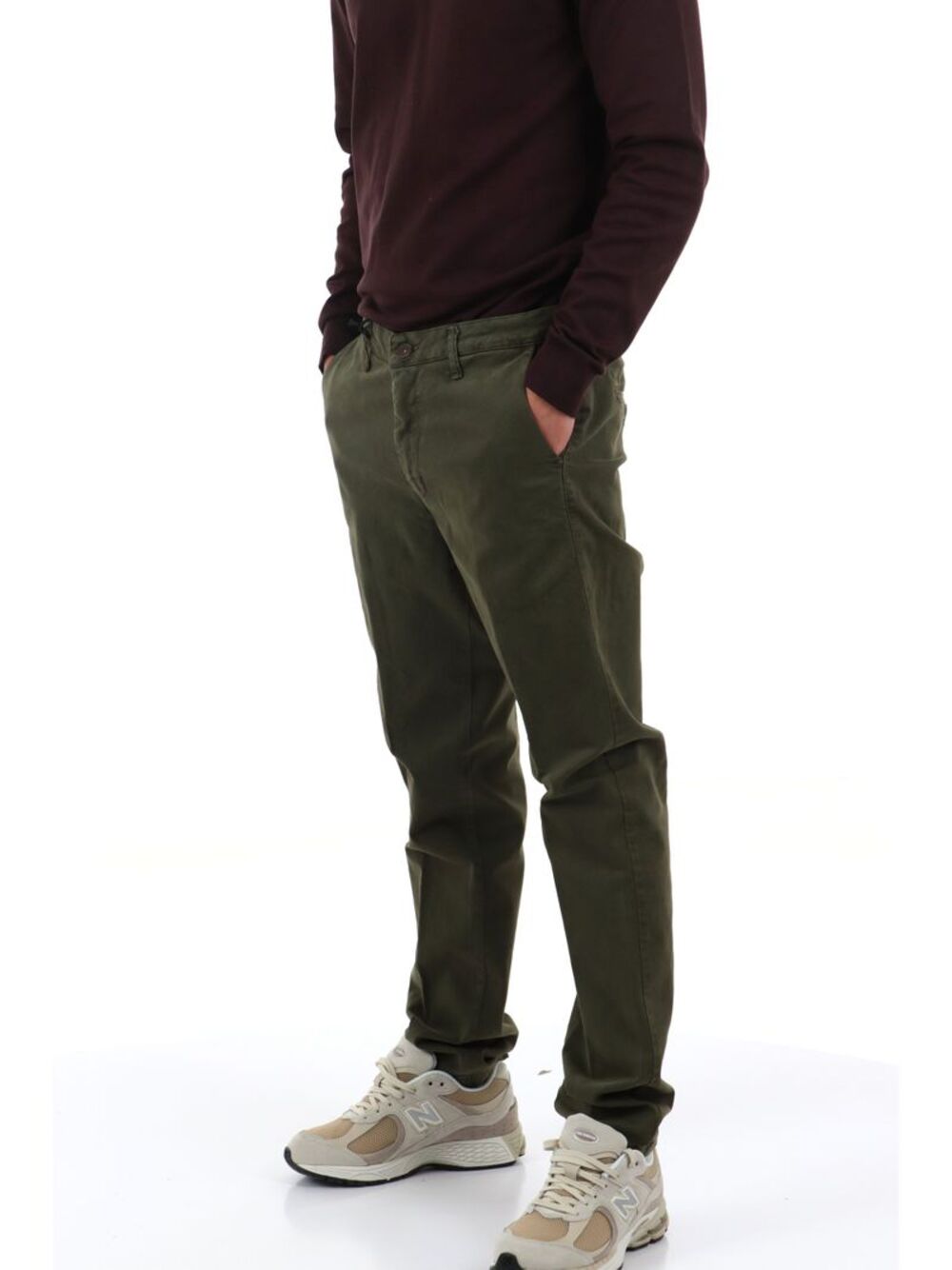 YOS Pantalone Uomo Mod. CELLENA MICRO MILITARE Militare
