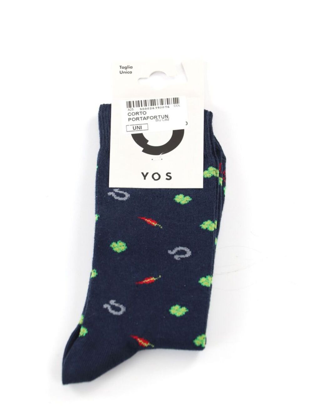 YOS Calzini UNISEX Mod. CORTO PORTAFORT BLU