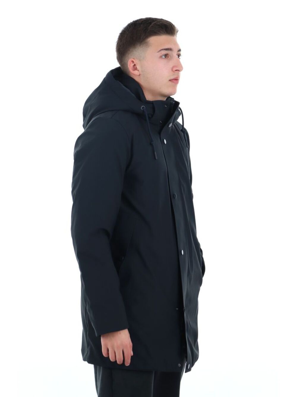 YOS Giubbotto lungo Uomo Mod. HM-66 SOFTSHEEL BLU Blu