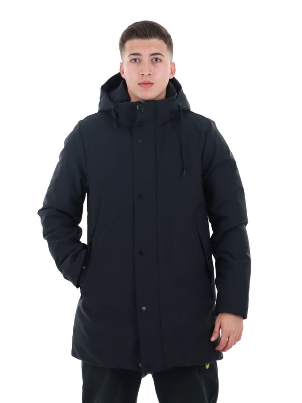 YOS Giubbotto lungo Uomo Mod. HM-66 SOFTSHEEL NERO Nero