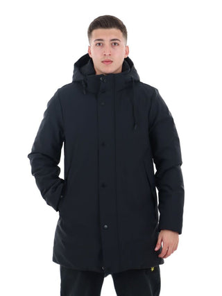 YOS Giubbotto lungo Uomo Mod. HM-66 SOFTSHEEL NERO Nero