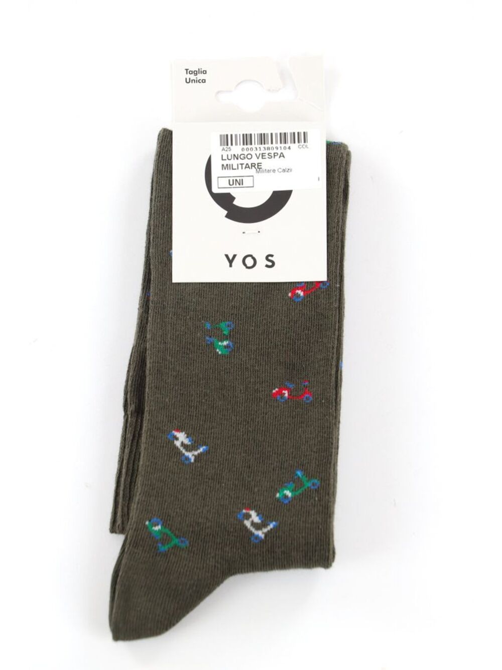 YOS Calzini UNISEX Mod. LUNGO VESPA MILITARE