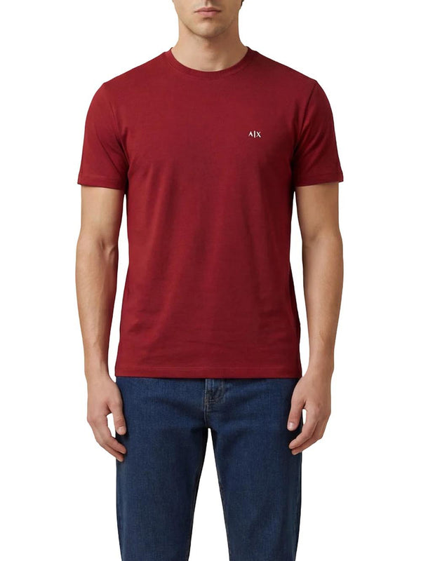A|X Armani Exchange T-shirt Uomo Mod. XM0001568 AF10358 U5101 Bordeau