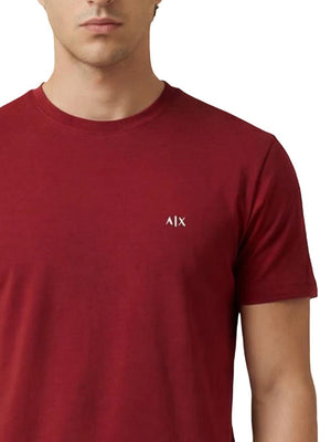 A|X Armani Exchange T-shirt Uomo Mod. XM0001568 AF10358 U5101 Bordeau