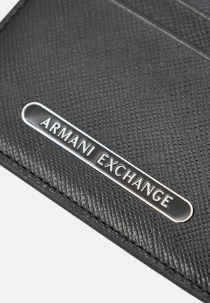 A|X Armani Exchange Portafoglio Uomo Mod. XM000169 AF12702 UC001 Nero