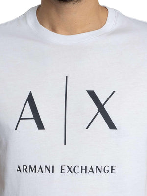 A|X Armani Exchange T-shirt Uomo Mod. XM0002683 AF10356 U0002 Bianco