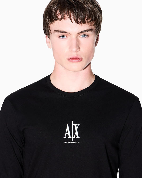 A|X Armani Exchange T-shitr ml Uomo Mod. XM000364 AF12308 UC001 Nero