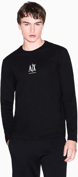 A|X Armani Exchange T-shitr ml Uomo Mod. XM000364 AF12308 UC001 Nero