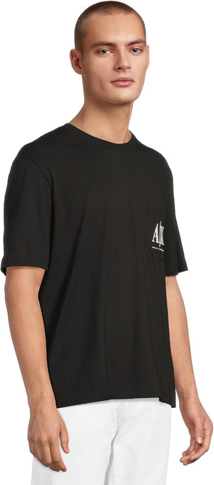 A|X Armani Exchange T-shirt Uomo Mod. XM000366 AF12308 UC001 Nero