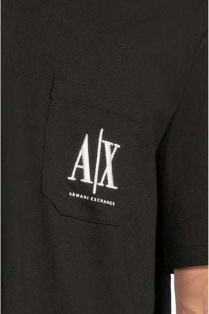 A|X Armani Exchange T-shirt Uomo Mod. XM000366 AF12308 UC001 Nero