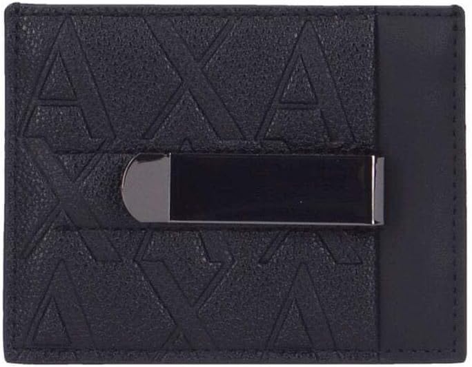 A|X Armani Exchange Portafoglio Uomo Mod. XM000880 AF12133 UC001 Nero