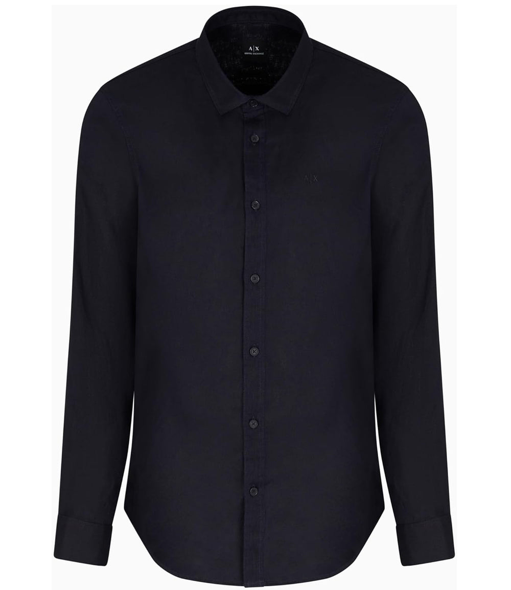 A|X Armani Exchange Camicia Maniche Lunghe Uomo Mod. XM001221 AF14619 UB101 Blu