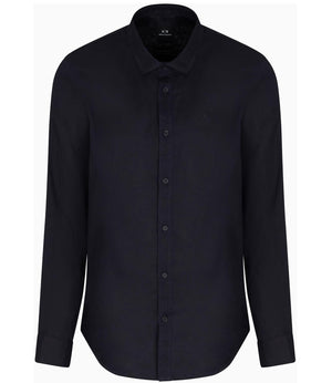 A|X Armani Exchange Camicia Maniche Lunghe Uomo Mod. XM001221 AF14619 UB101 Blu