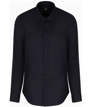 A|X Armani Exchange Camicia Maniche Lunghe Uomo Mod. XM001221 AF14619 UB101 Blu