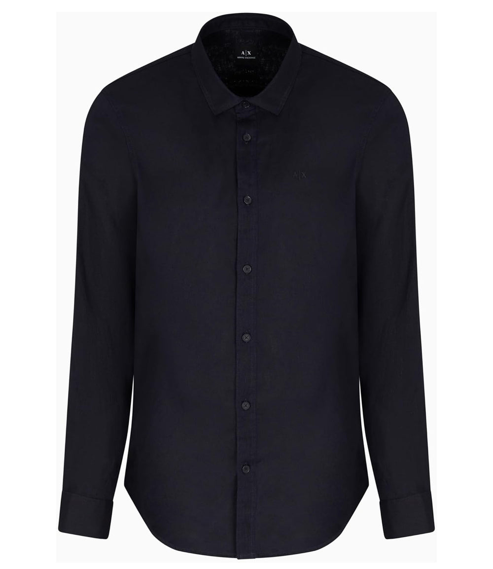 A|X Armani Exchange Camicia Maniche Lunghe Uomo Mod. XM001221 AF14619 UB101 Blu