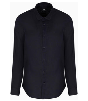 A|X Armani Exchange Camicia Maniche Lunghe Uomo Mod. XM001221 AF14619 UB101 Blu