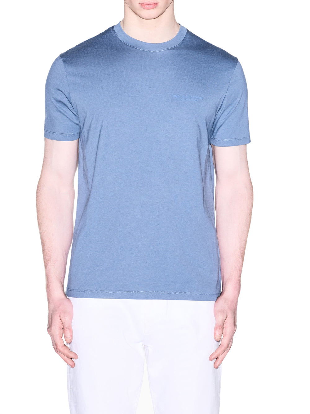 A|X Armani Exchange T-shirt Uomo Mod. XM001281 AF10361 U9302 Azzurro
