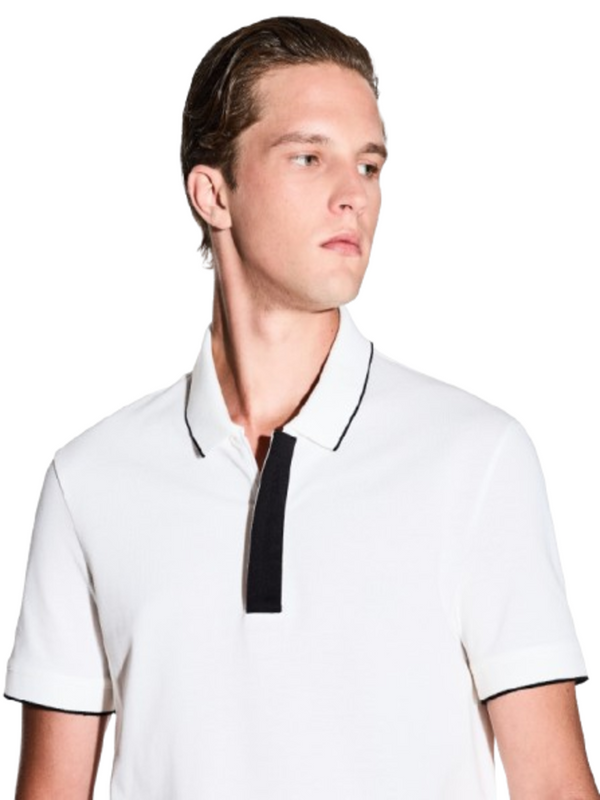 A|X Armani Exchange Polo M/C Uomo Mod. XM001285 AF10366 U0009 Bianco