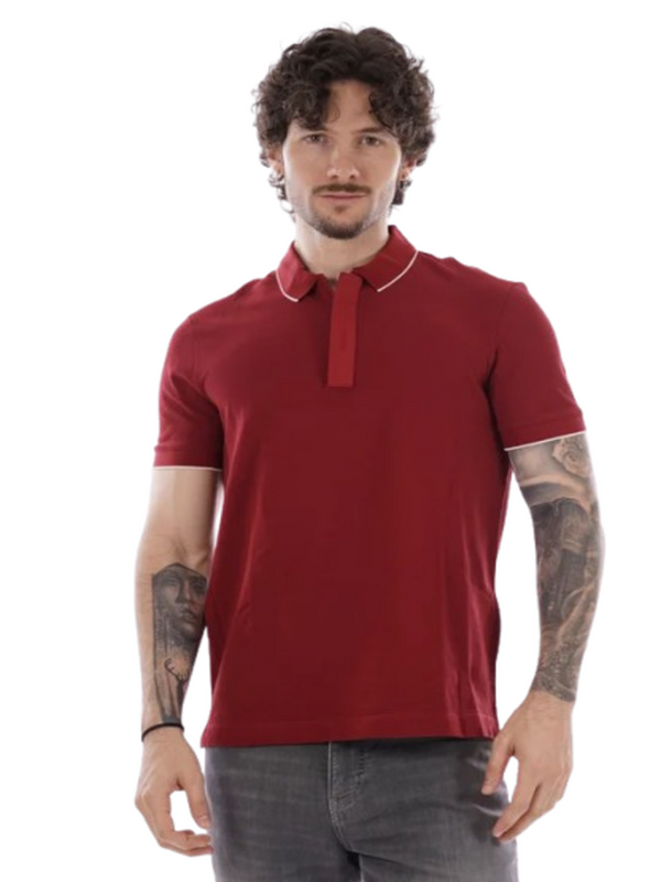 A|X Armani Exchange Polo M/C Uomo Mod. XM001285 AF10366 U5101 Bordeau