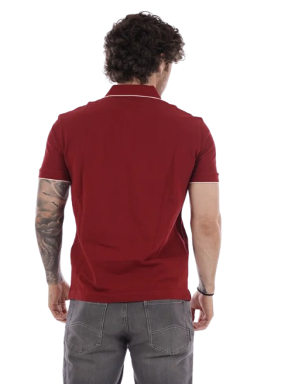 A|X Armani Exchange Polo M/C Uomo Mod. XM001285 AF10366 U5101 Bordeau