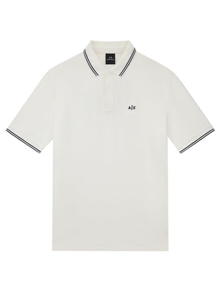 A|X Armani Exchange Polo Manica Corta Uomo Mod. XM001287 AF17321 U0009 Bianco