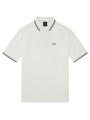A|X Armani Exchange Polo Manica Corta Uomo Mod. XM001287 AF17321 U0009 Bianco