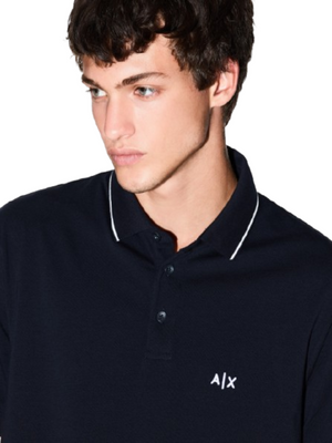 A|X Armani Exchange Polo M/C Uomo Mod. XM001289 AF10363 UB101 Blu