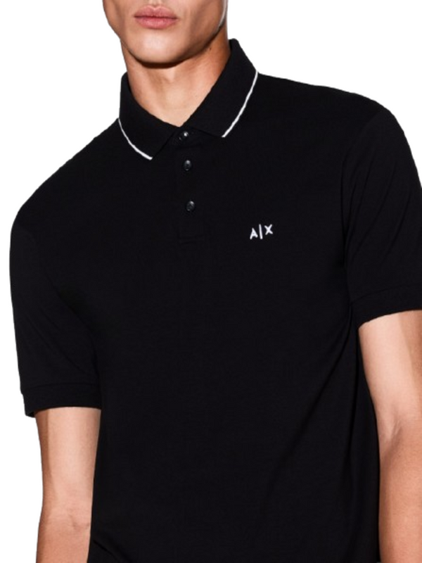 A|X Armani Exchange Polo M/C Uomo Mod. XM001289 AF10363 UC001 Nero