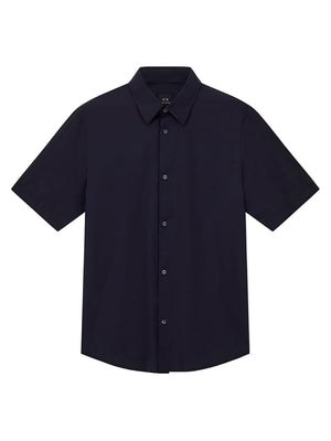 A|X Armani Exchange Camicia manica corta Uomo Mod. XM001566 AF19193 UB101 Blu