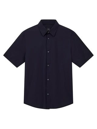A|X Armani Exchange Camicia manica corta Uomo Mod. XM001566 AF19193 UB101 Blu