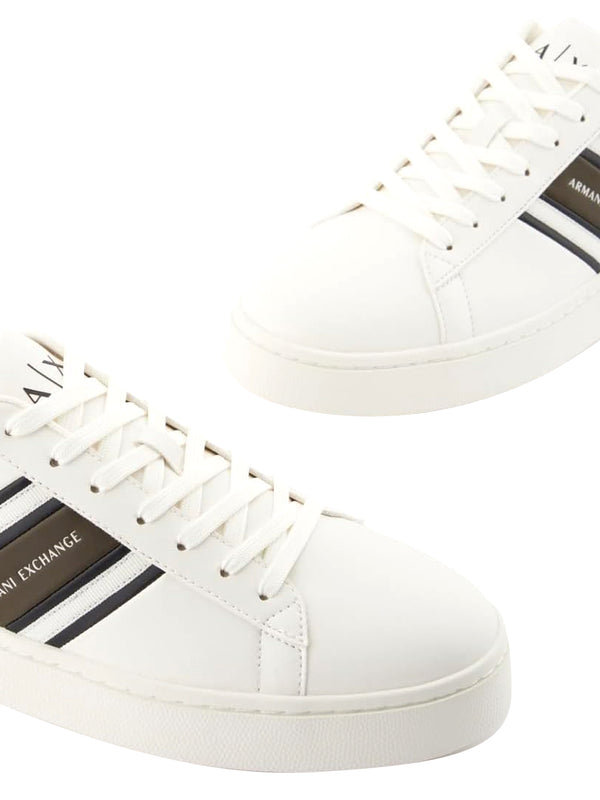 A|X Armani Exchange Sneakers Uomo Mod. XM002198 AF21421 MZ439 Bianco