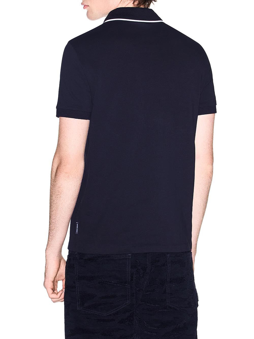 A|X Armani Exchange Polo M/C Uomo Mod. XM002401 AF10366 UB101 Blu