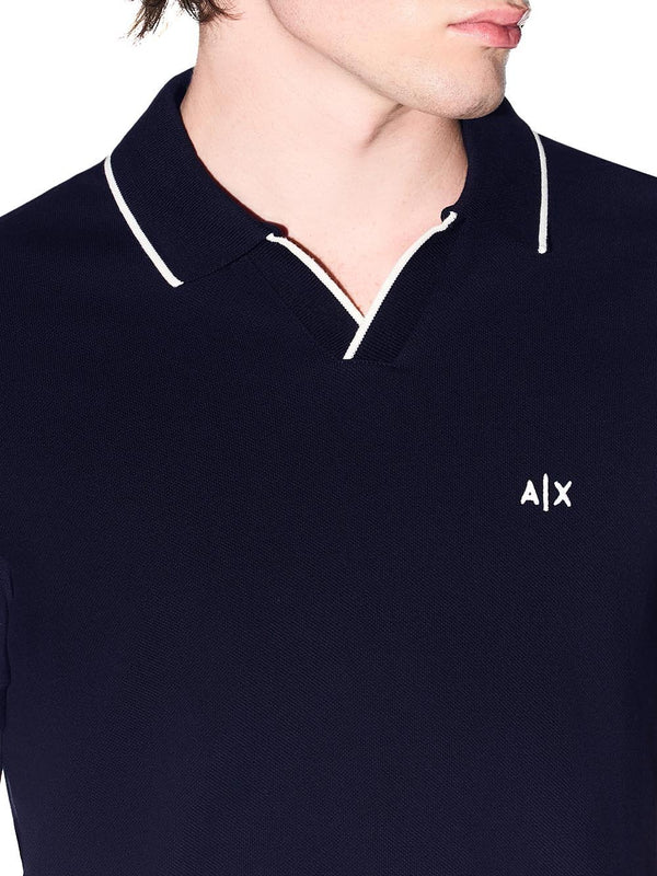 A|X Armani Exchange Polo M/C Uomo Mod. XM002401 AF10366 UB101 Blu